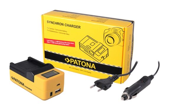 Synchron USB Charger Kodak LB070 LB-070 with LCD